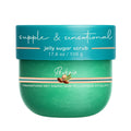 Reveria Supple & Sensational Sugar Body Scrub, Jelly Texture, Exfoliating with Argan Oil & Goat's Milk, Soft Skin, Body Exfoliator for All Skin Types, Self Care Gifts for Women, 17.6 Oz / 500g Jar