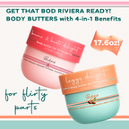 Reveria Tone & Tempt Body Butter – Retinol, Hyaluronic Acid & Niacinamide – Smoothing Body Cream for Visibly Glowy, Silky Skin – Paraben Free, Cruelty Free – 17.6 oz