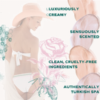 Reveria Supple & Sensational Body Butter – Argan Oil, Goat Milk & Hyaluronic Acid – Smoothing Body Cream for Visibly Elastic, Glowy Skin – Paraben Free, Cruelty Free – 17.6 oz