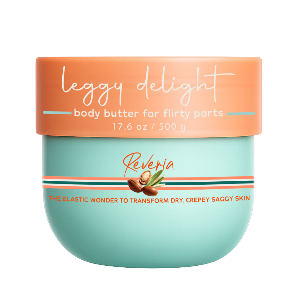 Reveria Supple & Sensational Body Butter – Argan Oil, Goat Milk & Hyaluronic Acid – Smoothing Body Cream for Visibly Elastic, Glowy Skin – Paraben Free, Cruelty Free – 17.6 oz