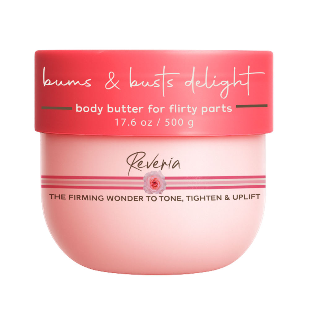 Reveria Tone & Tempt Body Butter – Retinol, Hyaluronic Acid & Niacinamide – Smoothing Body Cream for Visibly Glowy, Silky Skin – Paraben Free, Cruelty Free – 17.6 oz